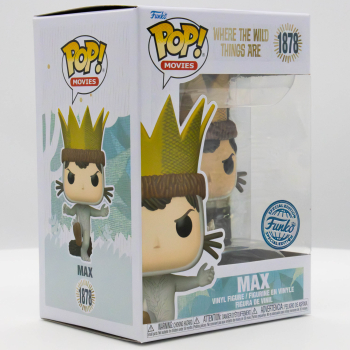 Funko POP Max 1878 Wo die wilden Kerle wohnen Figur schräg vorne Verpackung